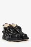 Acne Studios Black Patent Leather Mountaineering Boots Size 37