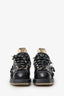 Acne Studios Black Patent Leather Mountaineering Boots Size 37