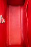 Louis Vuitton Red Leather 'City Steamer' Top Handle With Strap