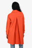 Harris Wharf London Virgin Wool Orange Coat Size 38