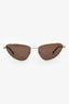 Gucci Gold Wire Cat Eye Sunglasses