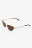Gucci Gold Wire Cat Eye Sunglasses