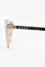 Gucci Gold Wire Cat Eye Sunglasses