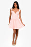 House Of CB Cotton Pink Checkered 'Brigette' Corset Dress Size S