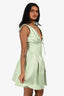 House Of CB Pistachio 'Emmeliette' Satin Mini Dress Size S