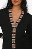 Burberry Black/Brown Trim Detailed Cardigan Est. Size S