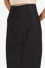 Burberry Grey Wool Midi Skirt Size 4