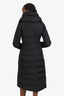Moncler Black Hooded Padded Long Coat Size 1