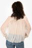 Ulla Johnson A/W 2022 Cream Sheer Silk Ruffle Blouse Est. Size S