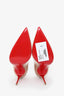 Christian Louboutin Nude Patent Kate 100 Heels Size 37