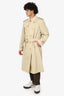 Burberry London Beige Long Trench Coat Size 54 (Mens)