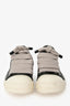 Rick Owens Olive Green Leather 'Jumbolace' Sneakers Size 40