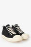Rick Owens Black Leather Sneakers Size 40