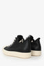 Rick Owens Black Leather Sneakers Size 40
