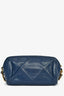 Pre-Loved Chanel™ 1986-88 Navy Lambskin Leather Tassel CC Mini Barrel Bag Mini GHW