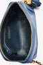Pre-Loved Chanel™ 1986-88 Navy Lambskin Leather Tassel CC Mini Barrel Bag Mini GHW