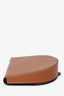 Loewe Brown Leather Small 'Heel' Crossbody Pouch