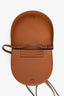 Loewe Brown Leather Small 'Heel' Crossbody Pouch