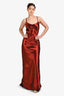 Sarah Pacini Red Sleeveless Gown Size 2