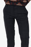 Dolce & Gabbana Black/Navy Wool Plaid Pants Estimated Size S Mens