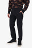 Dolce & Gabbana Black/Navy Wool Plaid Pants Estimated Size S Mens