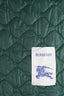 Burberry Green Nylon Quilted Blanket