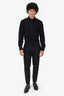 Givenchy Black Wool Straight Leg Pants Size 48 Mens