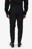 Givenchy Black Wool Straight Leg Pants Size 48 Mens