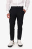 Saint Laurent Black Straight Leg Pants Size 48 Mens