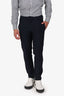 Saint Laurent Navy Straight Leg Pants Size 48 Mens