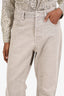 Eleventy Washed Taupe Denim Jeans Size 33