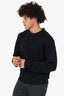 DL1961 Black Wool Knit Long Sleeve Polo Sweater Size L Mens