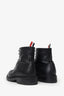 Thom Browne Black Leather Brogue Lace Up Boots Size 8 Mens