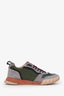 Lanvin Green/Grey Low Top Sneakers Size 8