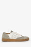 Loewe Khaki Suede/Leather Low Top Sneakers Size 40 Mens