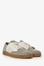 Loewe Khaki Suede/Leather Low Top Sneakers Size 40 Mens