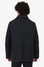 Jil Sander Grey Wool Top Stitch Coat Size 48 Mens