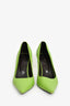 By Far Green Leather 'Viva' Heels Size 38