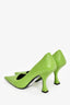 By Far Green Leather 'Viva' Heels Size 38