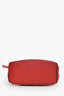 Loewe Red Leather Small Puzzle Bag with Strap