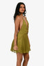 Magali Pascal Green 'Selma' Strappy Mini Dress Size XS