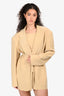 Norma Kamali Beige Blazer Jacket Size 38