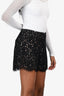 L'Academie Black Lace Shorts Size M
