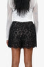 L'Academie Black Lace Shorts Size M