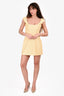 Sau Lee Yellow 'Bryn' Mini Dress Size 6