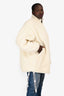KhrisJoy Cream Teddy Zip-Up Coat Size 1