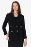 Celine Black Double Breasted Blazer Estimated Size Small