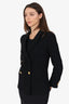 Celine Black Double Breasted Blazer Estimated Size Small
