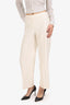 Theory Cream Crepe Pants Size 00