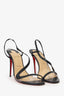 Christian Louboutin Black Leather Rosalie Heels Size 40